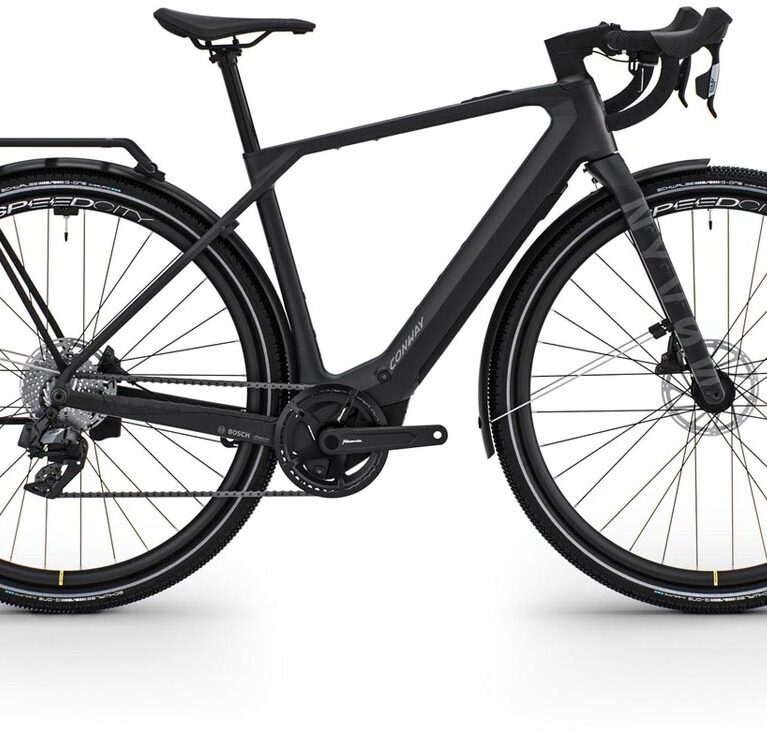 Conway Nyvon 10.0 C 400Wh black matt / reflective 2025 - E-Bike Gravel Bike