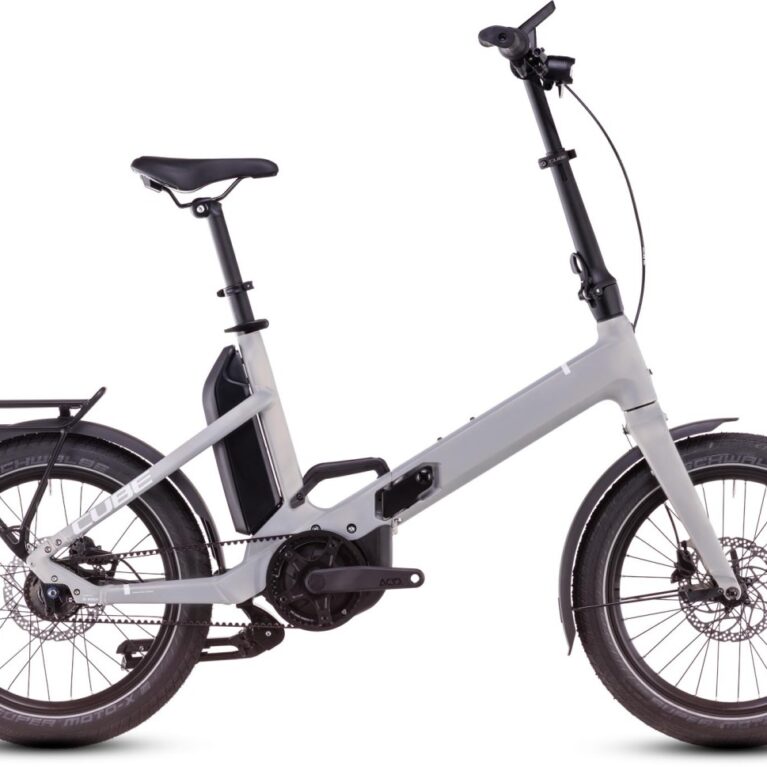 Cube Fold Hybrid Comfort 500 pearlysilver n white 2025 - E-Bike Faltrad