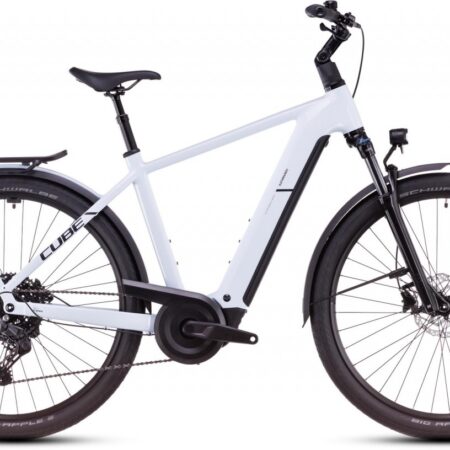 Cube Kathmandu Hybrid ONE 800 polarwhite n black 2025 - E-Bike Trekkingrad Herren