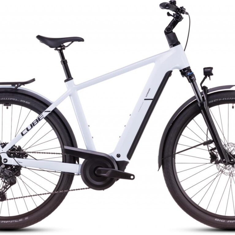 Cube Kathmandu Hybrid ONE 800 polarwhite n black 2025 - E-Bike Trekkingrad Herren