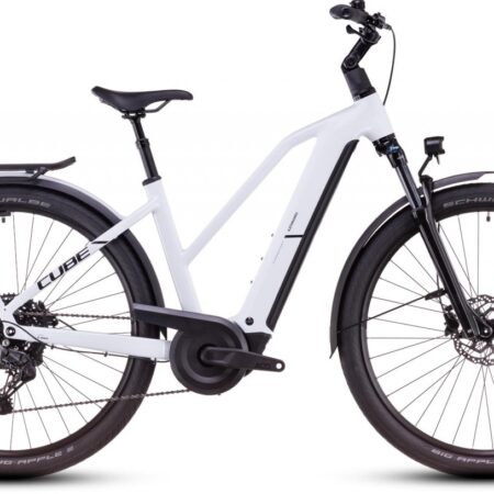 Cube Kathmandu Hybrid ONE 800 polarwhite n black 2025 - E-Bike Trekkingrad Damen