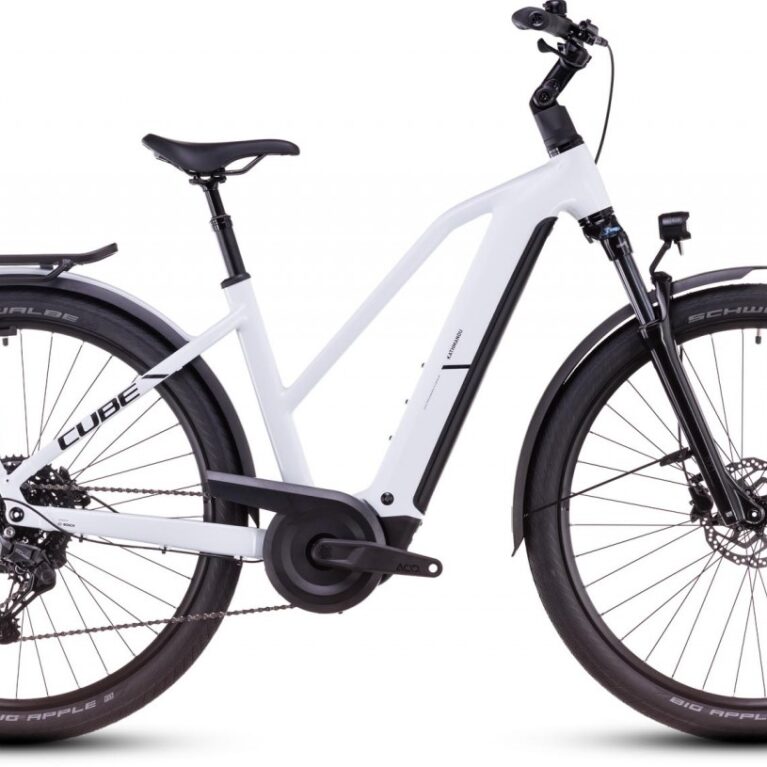 Cube Kathmandu Hybrid ONE 800 polarwhite n black 2025 - E-Bike Trekkingrad Damen