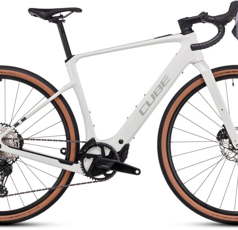 Cube Nuroad Hybrid C:62 Race 400X desertstone n green 2025 - E-Bike Gravel Bike