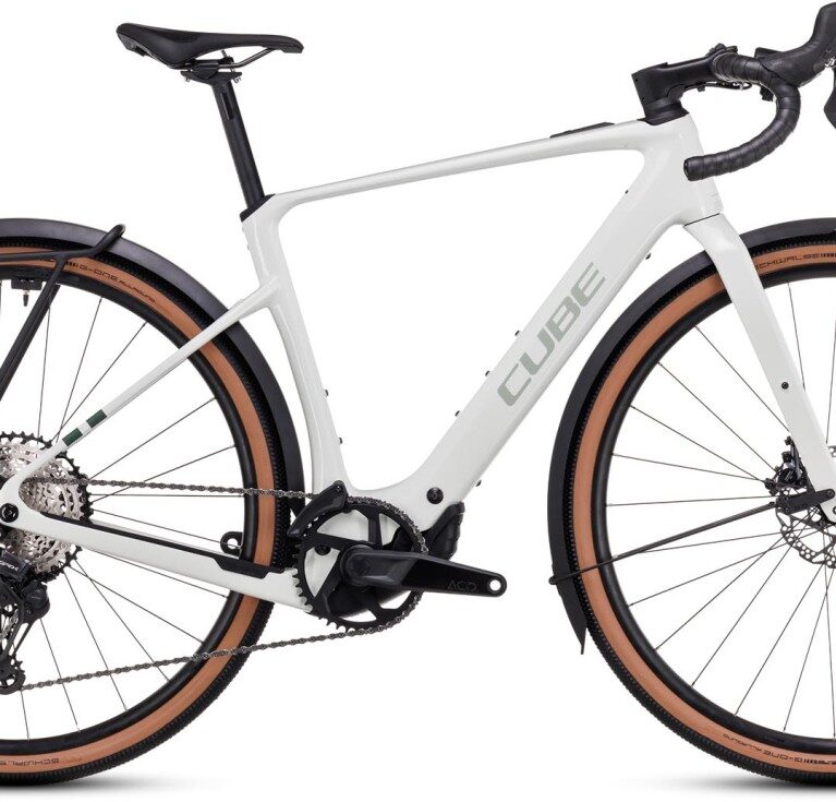 Cube Nuroad Hybrid C:62 Race FE 400X desertstone n green 2025 - E-Bike Gravel Bike