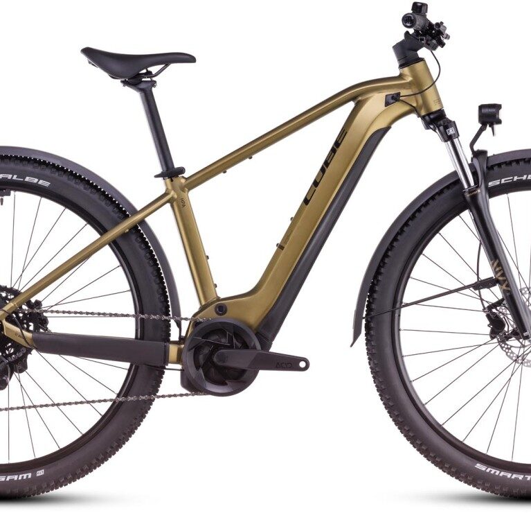 Cube Reaction Hybrid Performance 625 Allroad goldenlime n black 2025 - E-Bike Hardtail Mountainbike
