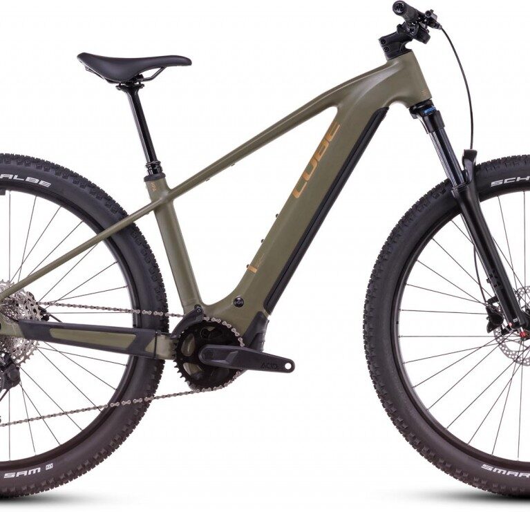 Cube Reaction Hybrid Pro 800 dustyolive n gold 2025 - E-Bike Hardtail Mountainbike