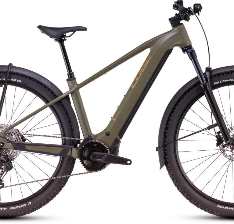 Cube Reaction Hybrid Pro Allroad 800 dustyolive n gold 2025 - E-Bike Hardtail Mountainbike