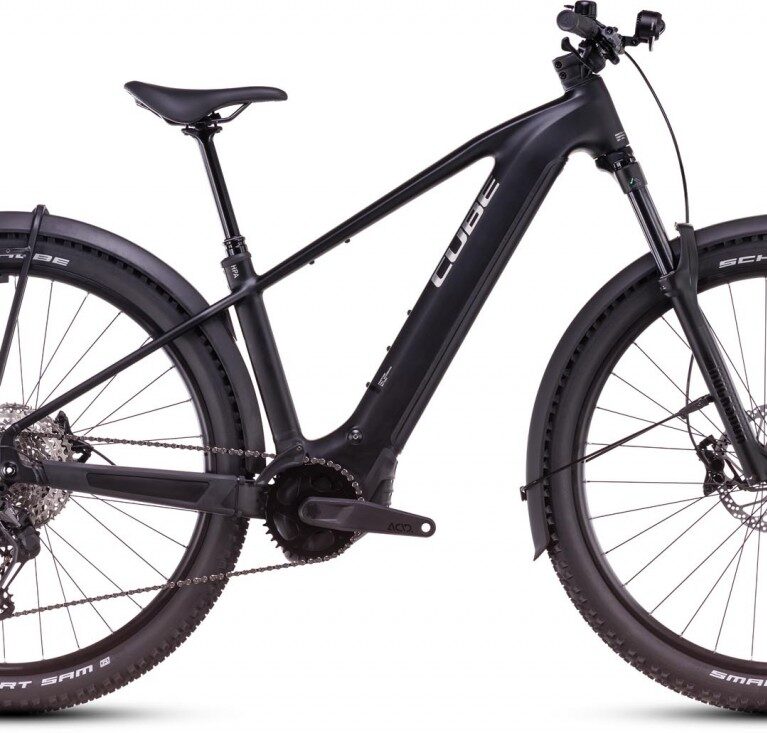 Cube Reaction Hybrid Race Allroad 800 black n metal 2025 - E-Bike Hardtail Mountainbike