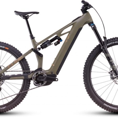 Cube Stereo Hybrid ONE77 HPC TM 800 dustyolive n gold 2025 - E-Bike Fully Mountainbike