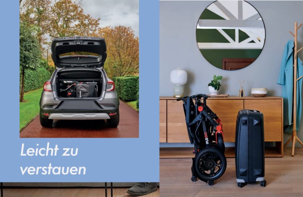 leichter faltbarer Elektro - Rollstuhl Plego