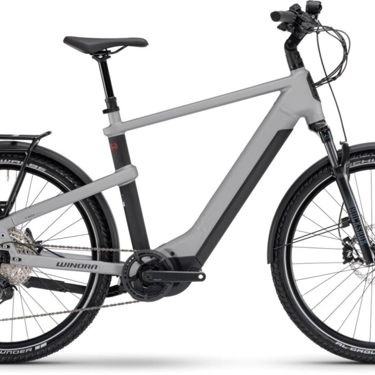 Winora Yakun X12 touring green gloss 2024 - E-Bike Trekkingrad Herren