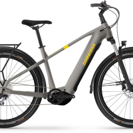 Winora Yucatan X8 Quarz matt 2024 - E-Bike Trekkingrad Herren