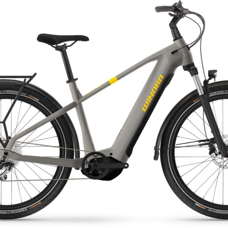 Winora Yucatan X8 Quarz matt 2024 - E-Bike Trekkingrad Herren